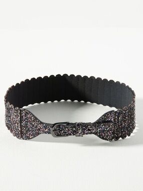 Anthropologie Glitter Tabby Belt